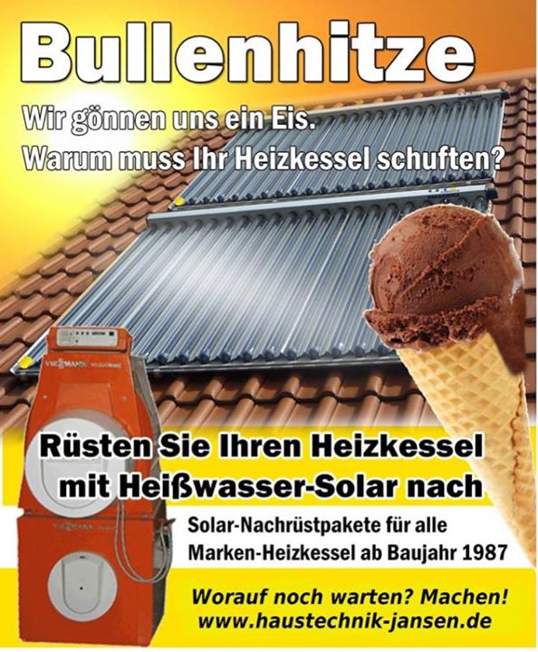 Worauf warten? Wir bringen euch die Sonne ins Haus! JEDEN MITTWOCH ENERGIEABEND! Anmelden!