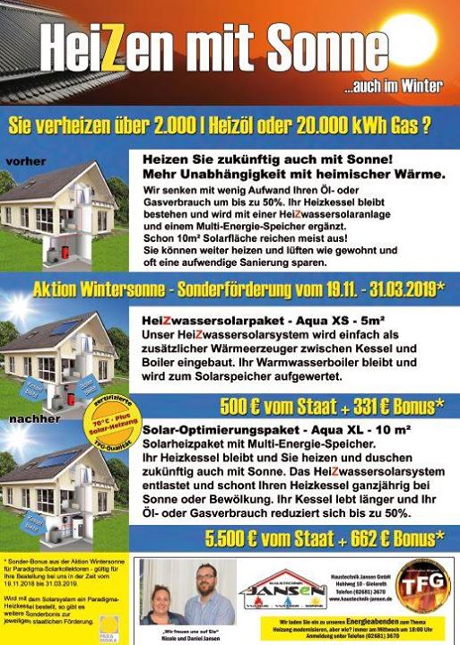 Worauf warten? #haustechnikjansen #paradigma #jedenmittwochenergieabend
